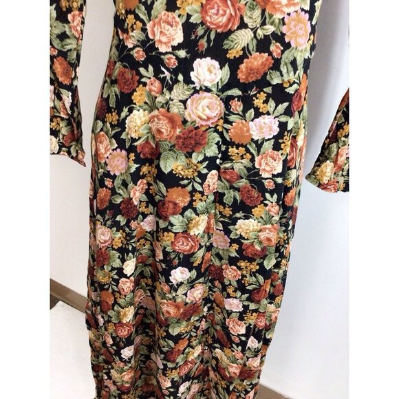 Jazz II Vintage Floral Dress Y2K Womens 12 - Picture 8 of 10